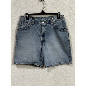 Vintage Levis Jean Shorts‎ Womens Size 12 Reg Med Wash 90's  Denim Jorts USA